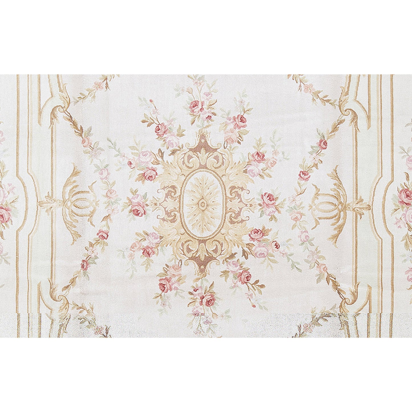 RENAISSANCE SAVONNERIE S109G IVORY / GREEN 10'11" X 16'