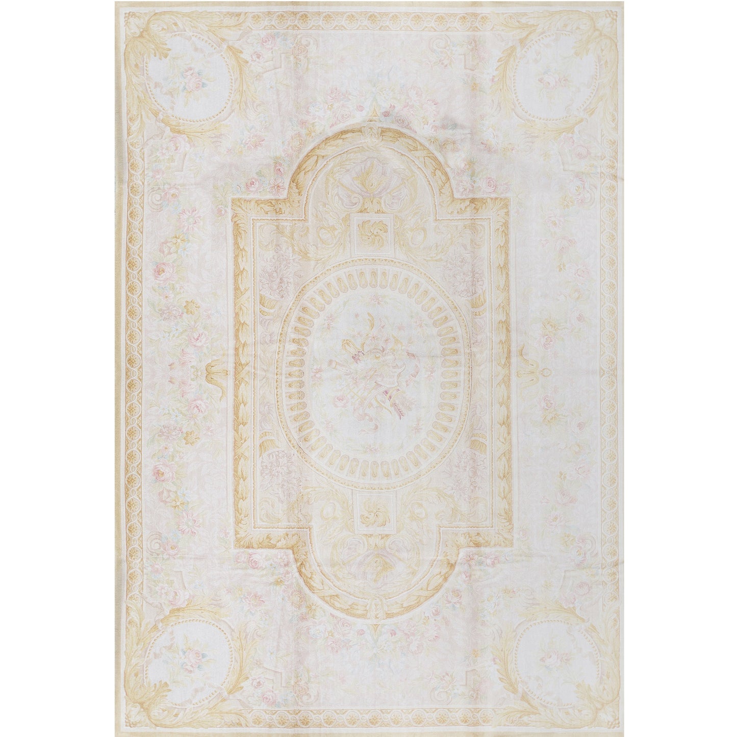 RENAISSANCE SAVONNERIE S-151 BEIGE / GOLD 10' X 14'1"