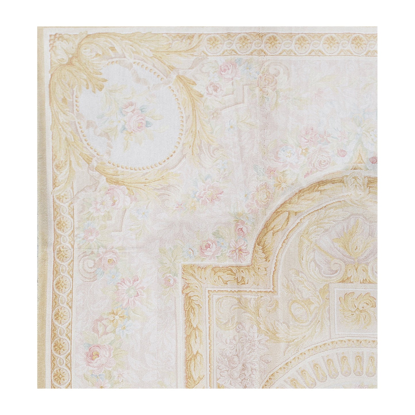RENAISSANCE SAVONNERIE S-151 BEIGE / GOLD 10' X 14'1"