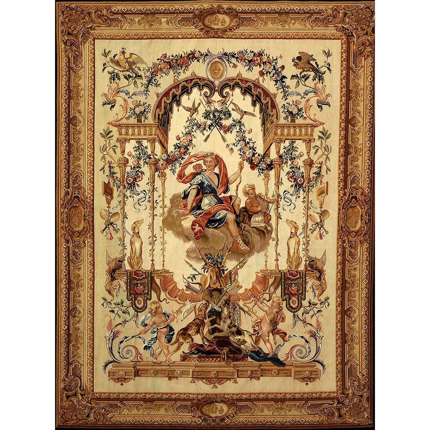 TAPESTRY RENAISSANCE 2245I IVORY / GOLD 6'1" X 8'1"