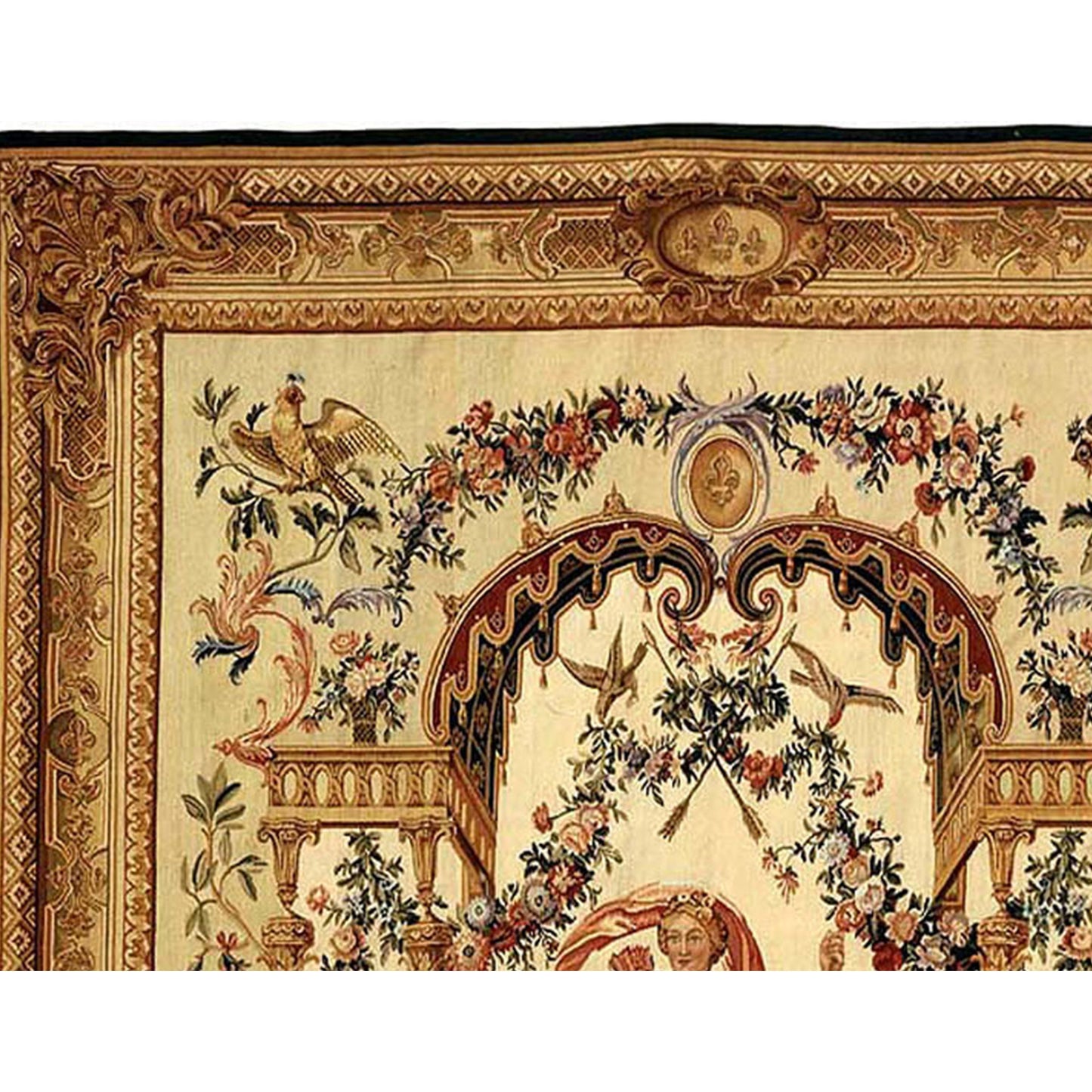 TAPESTRY RENAISSANCE 2245I IVORY / GOLD 6'1" X 8'1"
