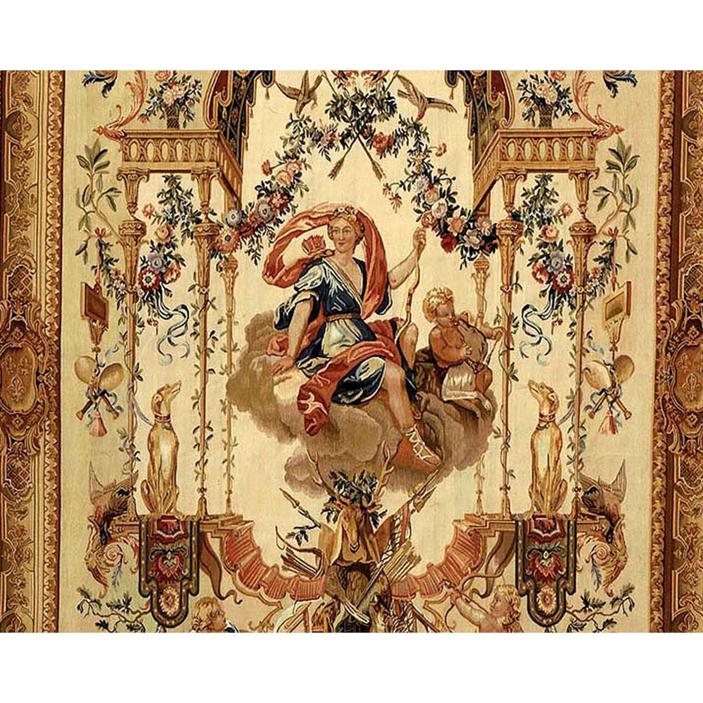 TAPESTRY RENAISSANCE 2245I IVORY / GOLD 6'1" X 8'1"
