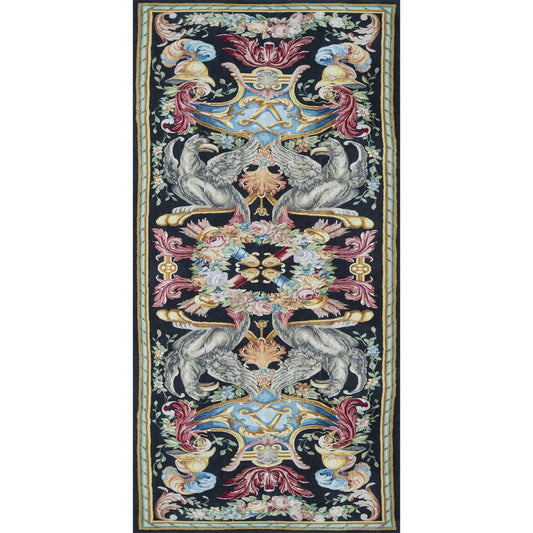 RENAISSANCE SAVONNERIE S118B BLACK / MULTI 10' X 20'