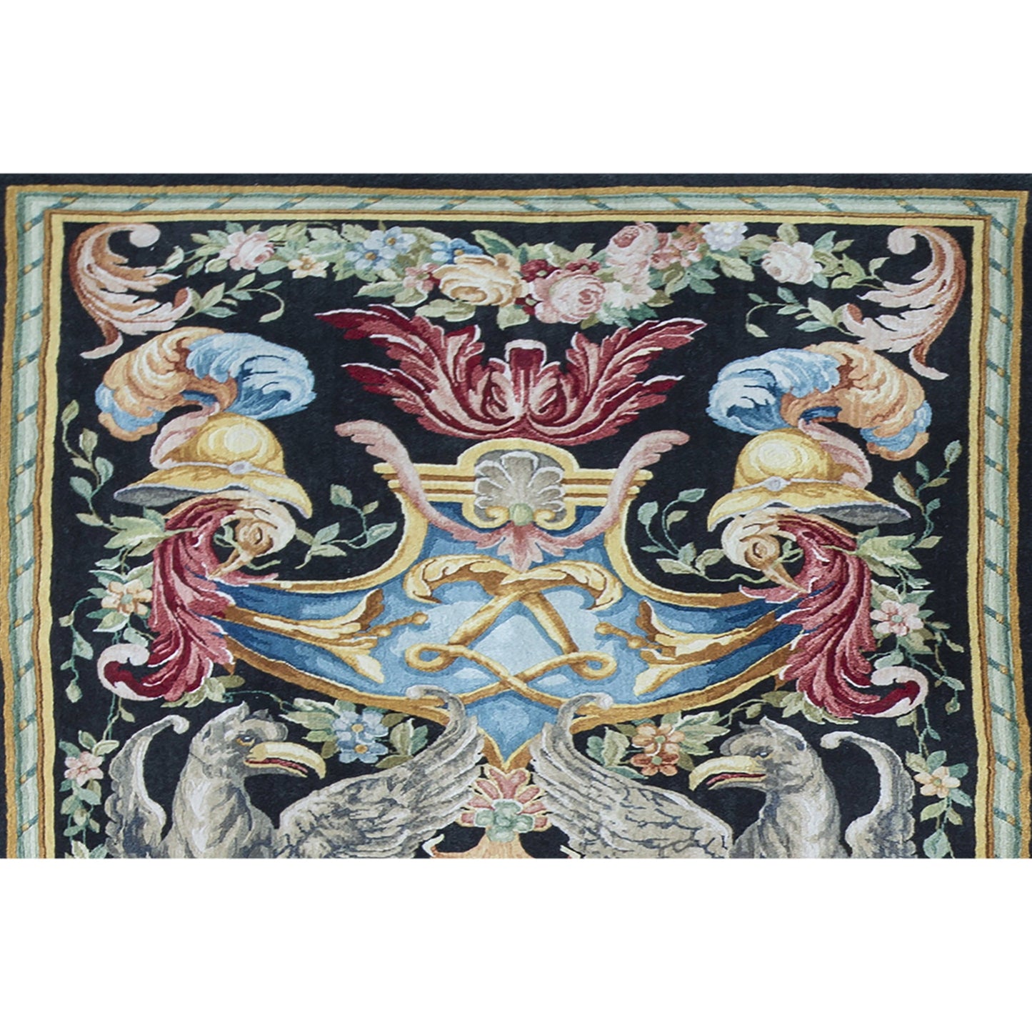 RENAISSANCE SAVONNERIE S118B BLACK / MULTI 10' X 20'