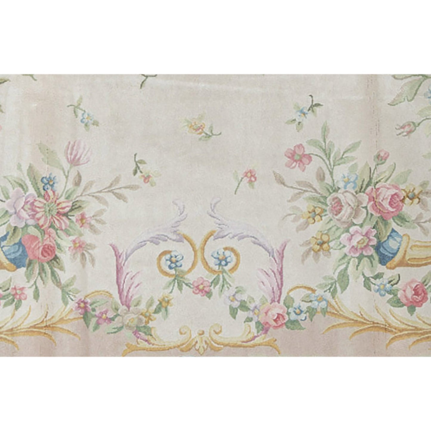 RENAISSANCE SAVONNERIE S7--- BEIGE / ROSE 10'1" X 14'2"