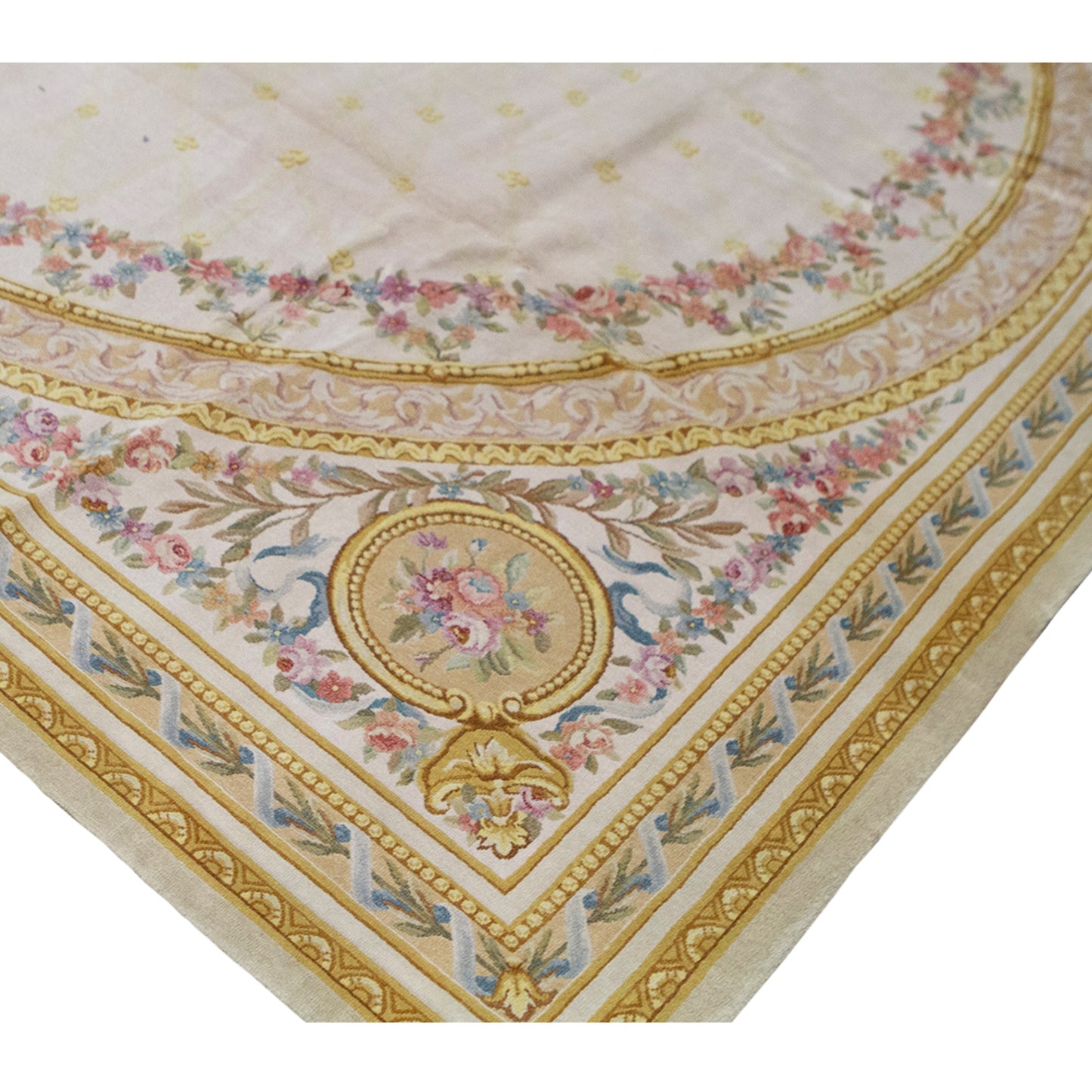 RENAISSANCE SAVONNERIE S-144 IVORY / BEIGE 10' X 10'