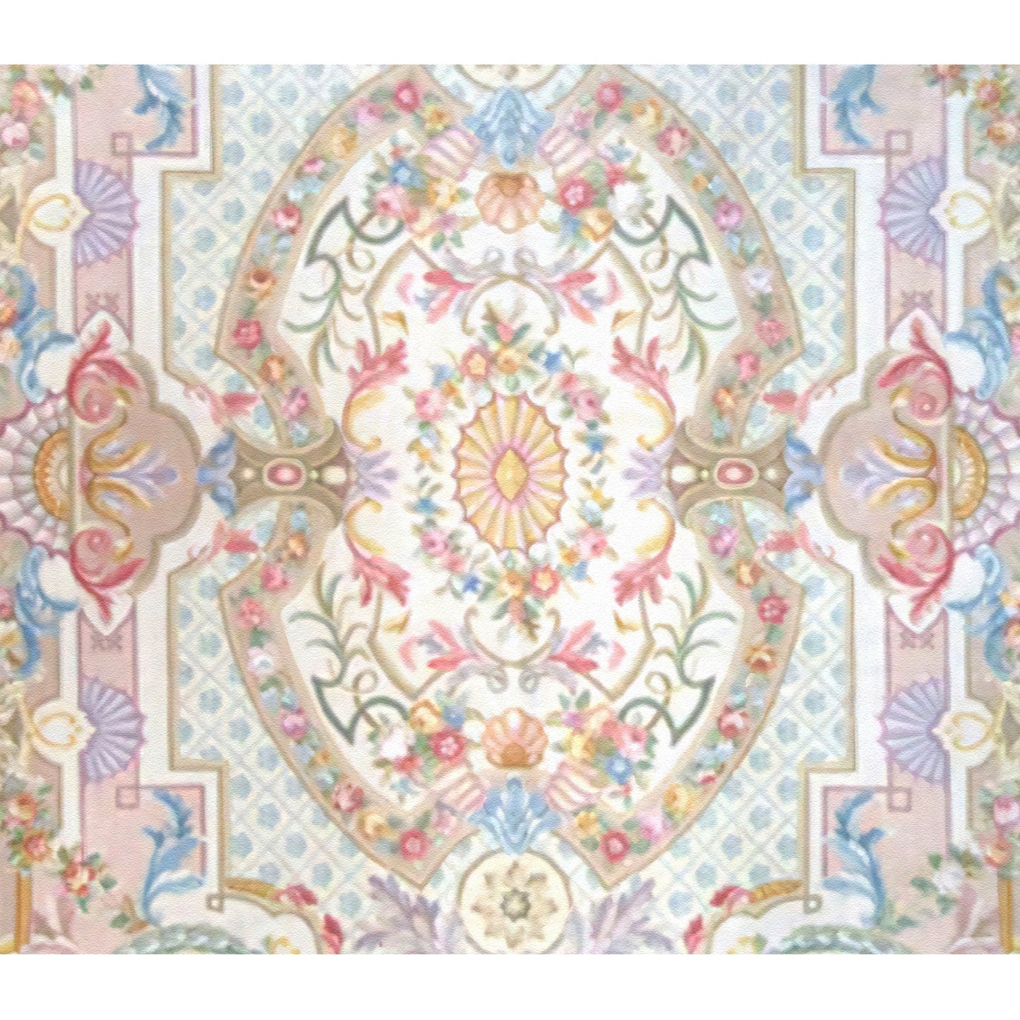 RENAISSANCE SAVONNERIE S-137 IVORY / GREEN 11'1" X 16'1"