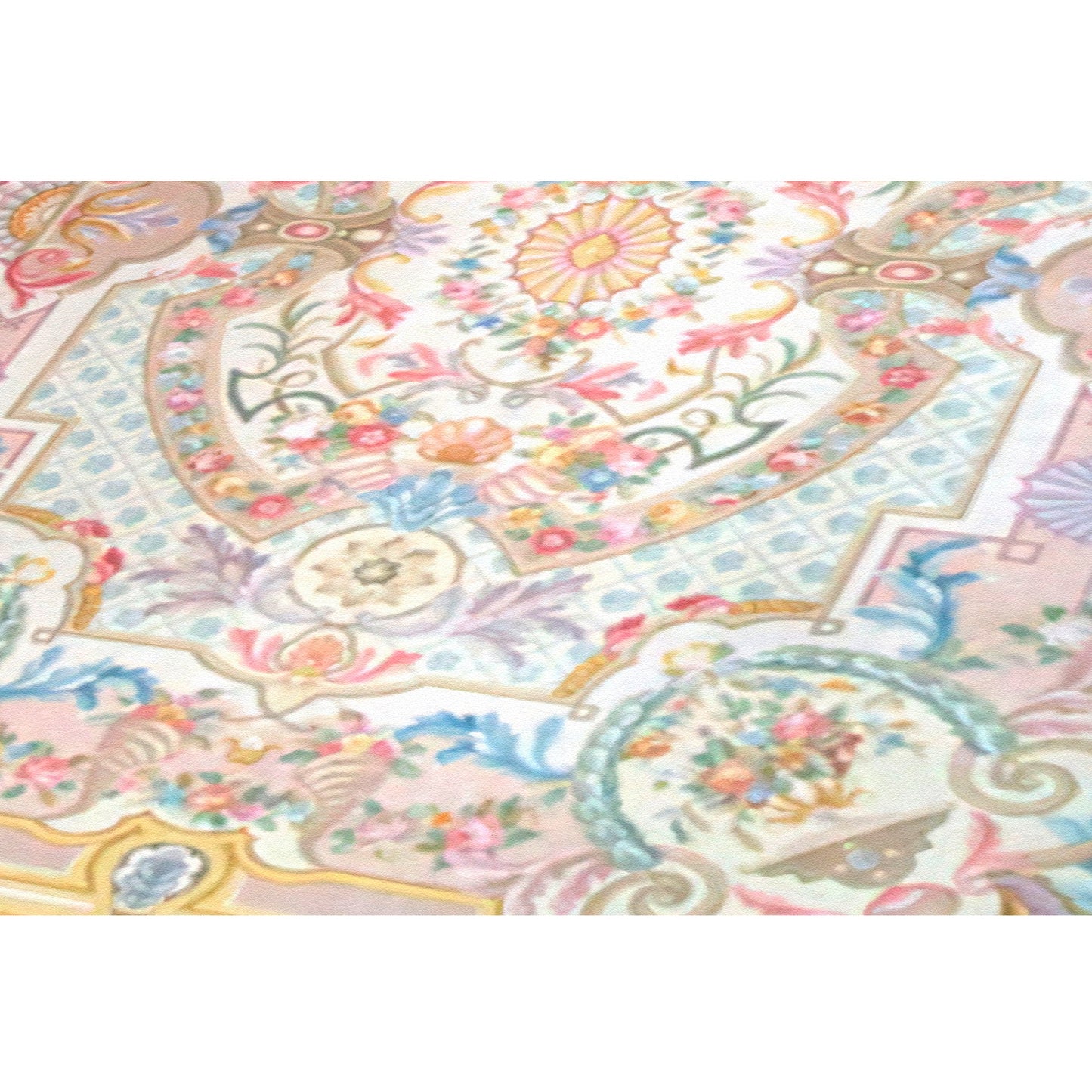 RENAISSANCE SAVONNERIE S-137 IVORY / GREEN 11'1" X 16'1"