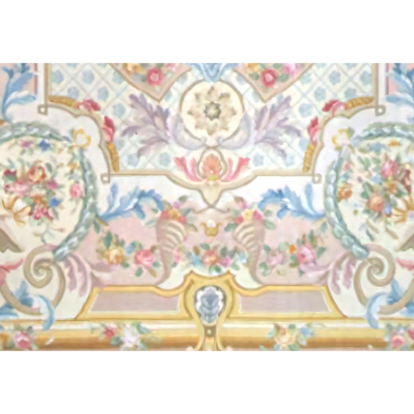 RENAISSANCE SAVONNERIE S-137 IVORY / GREEN 11'1" X 16'1"