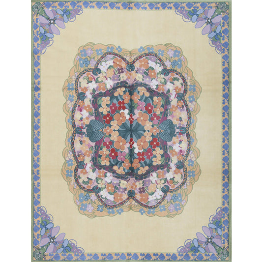 RENAISSANCE SAVONNERIE RS-99 YELLOW / GOLD 7'7" X 9'10"
