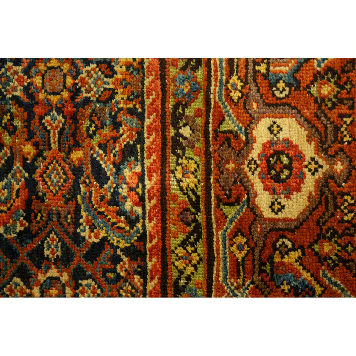 ANTIQUE FARAHAN ROSE / NAVY 8'5" X 20'4"