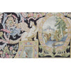 RENAISSANCE SAVONNERIE S-179 IVORY / BLACK 10'11" X 16'2"