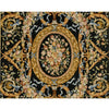 RENAISSANCE SAVONNERIE S193B BLACK / GOLD 10'11" X 16'