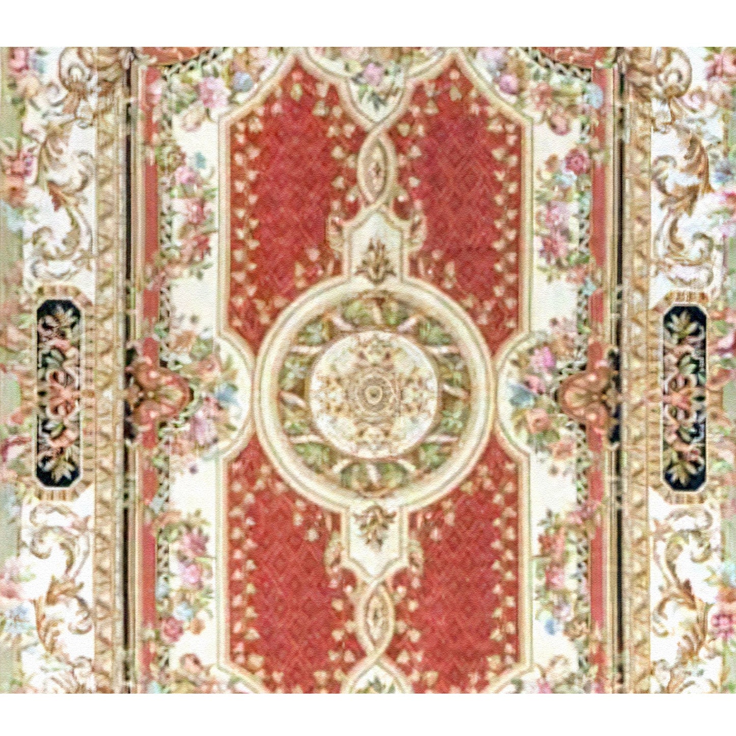 RENAISSANCE SAVONNERIE S-91B RED / IVORY 12' X 18'1"