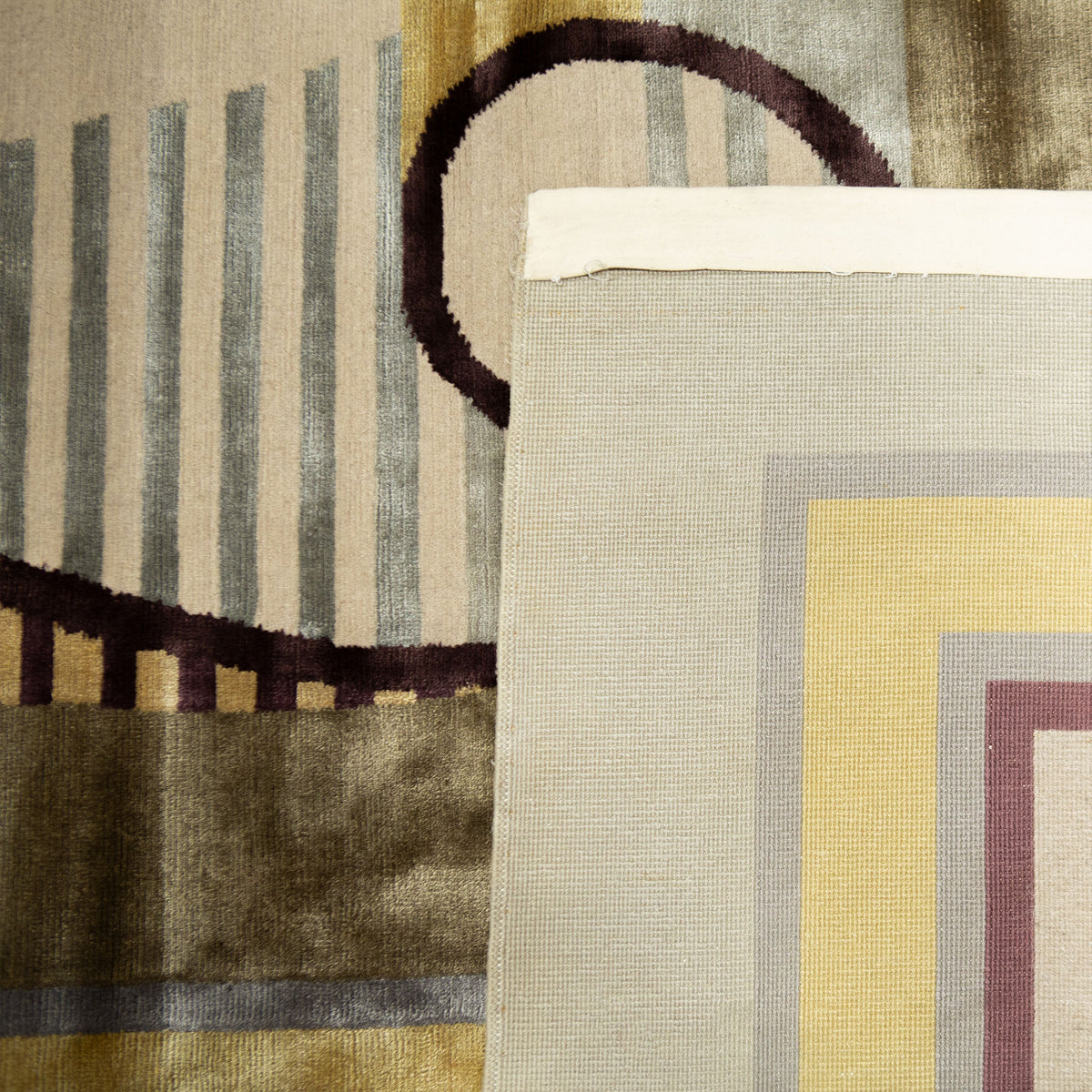 TIBETAN WOOL & SILK TIBET IVORY / CREAM 14'1" X 22'7"