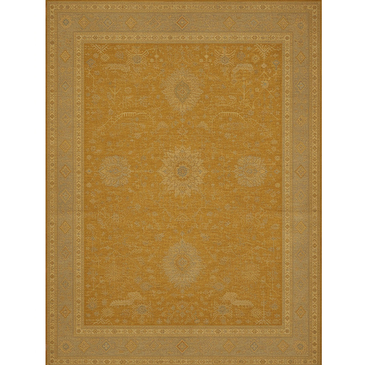 SILK SONA AJ-94 GOLD / BROWN 13'11" X 17'
