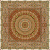ANTIQUE PERSIAN FINE TABRB MULTI 18' X 18'