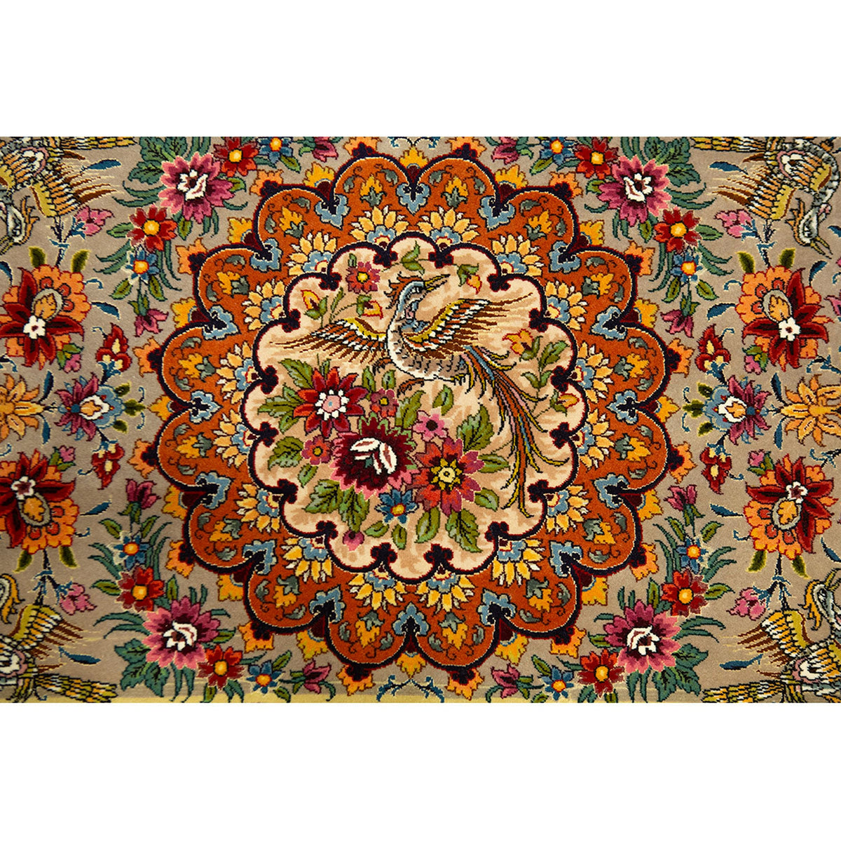 ANTIQUE PERSIAN FINE TABRB MULTI 18' X 18'