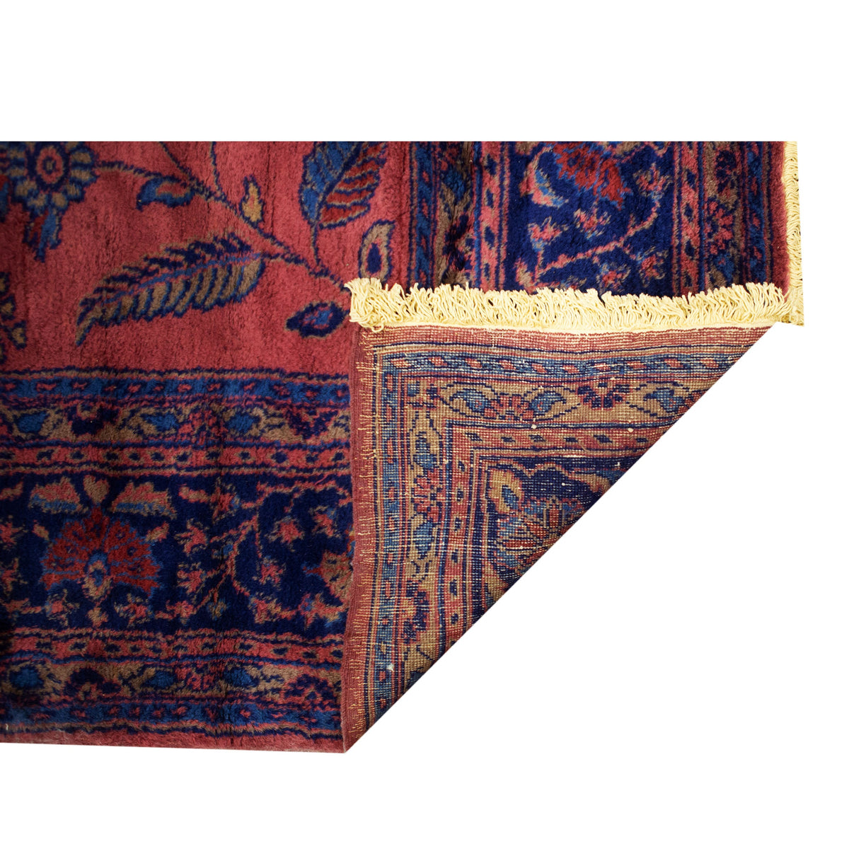 ANTIQUE TURKISH SPARTA ROSE / NAVY 8'9" X 16'6"