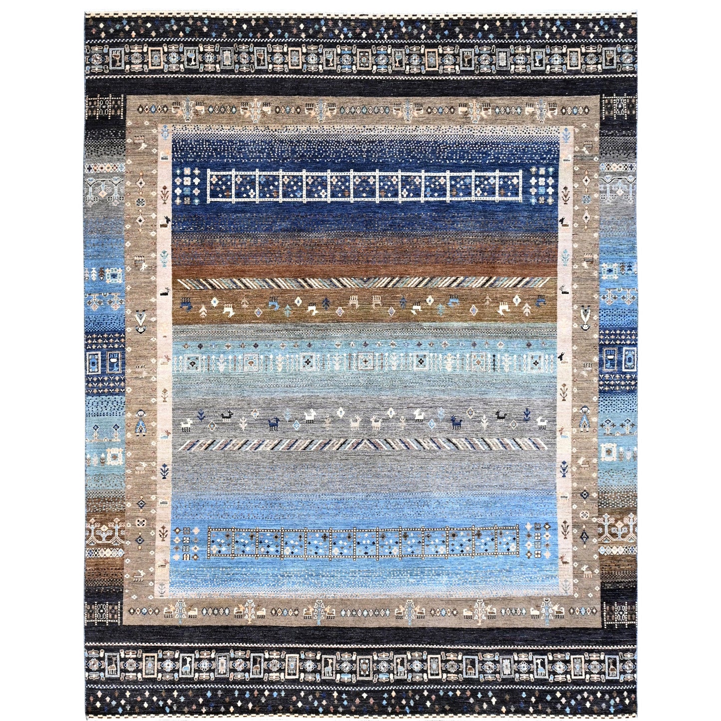 ARYANA GABEH BLACK / MULTI 7'11" X 9'8"