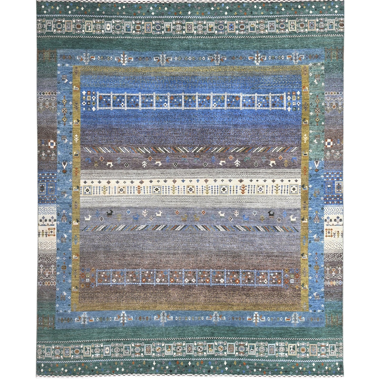 ARYANA GABEH GREEN 8' X 9'10"