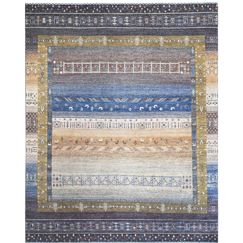 ARYANA GABEH GREY / KHAKI 7'-10" X 9'-10"