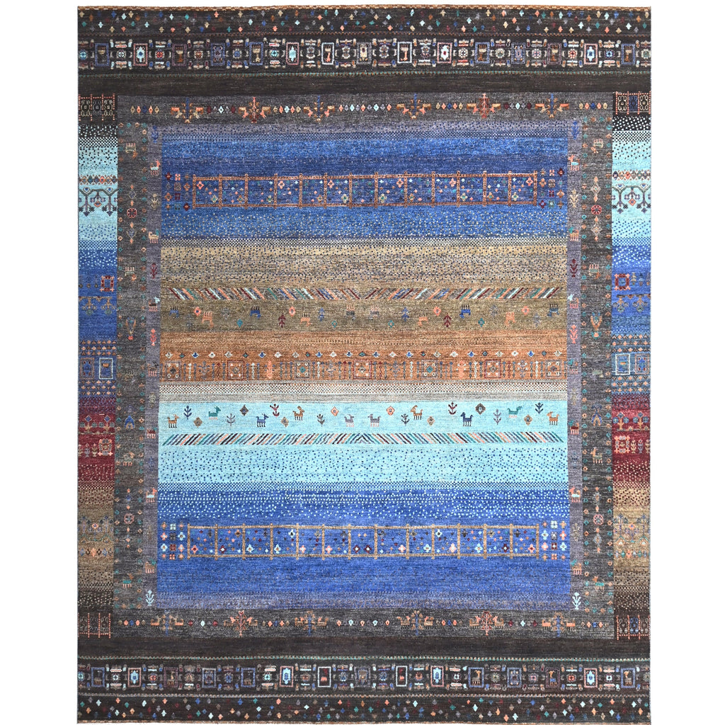 ARYANA GABEH BLACK / MULTI  8' X 10'