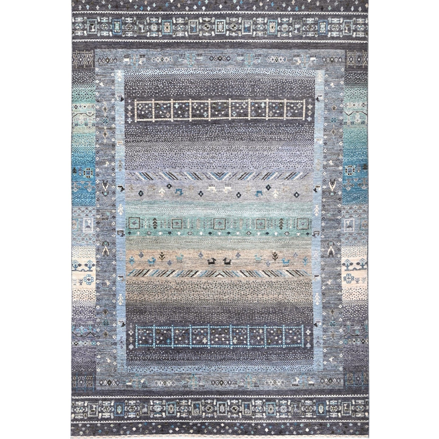 ARYANA GABEH DARK GREY 5'11" X 9'3"