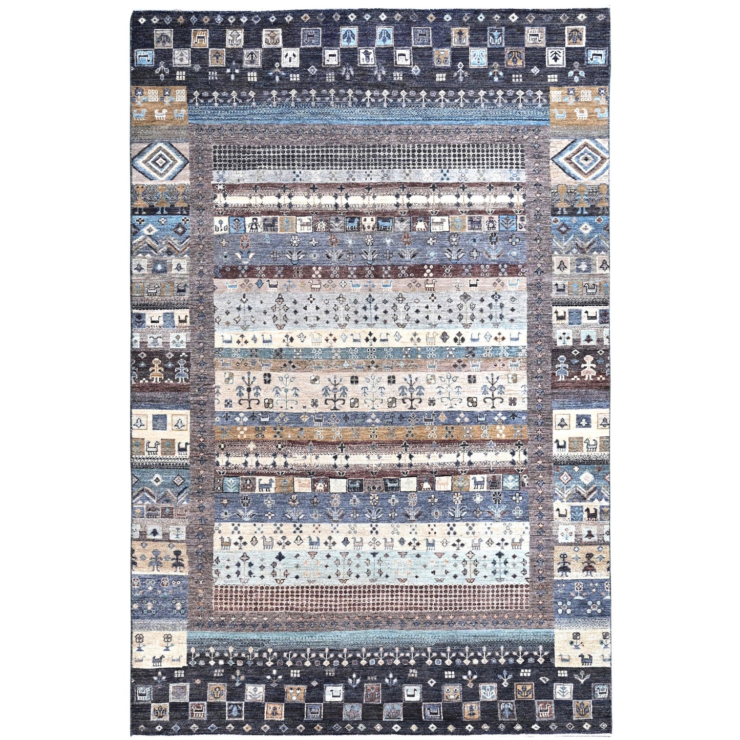 ARYANA GABEH DARK GREY 5'11" X 9'2"