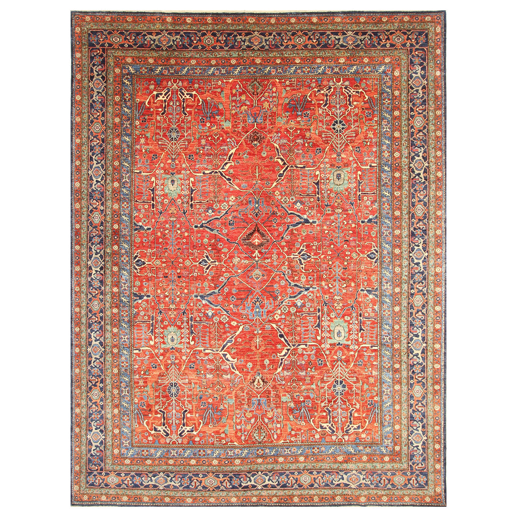 ARYANA ARYAN RED / NAVY 9' X 12'