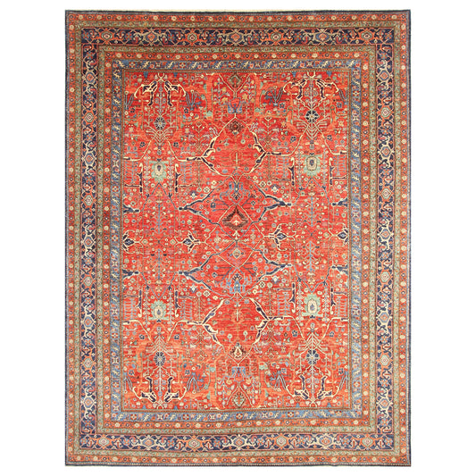 ARYANA ARYAN RED / NAVY 9' X 12'