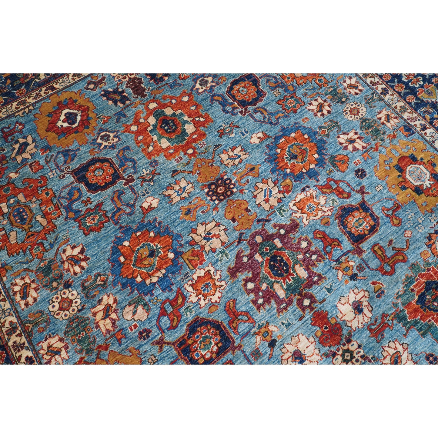 ARYANA ARYAN LIGHT BLUE / NAVY 8'1" X 8'3"
