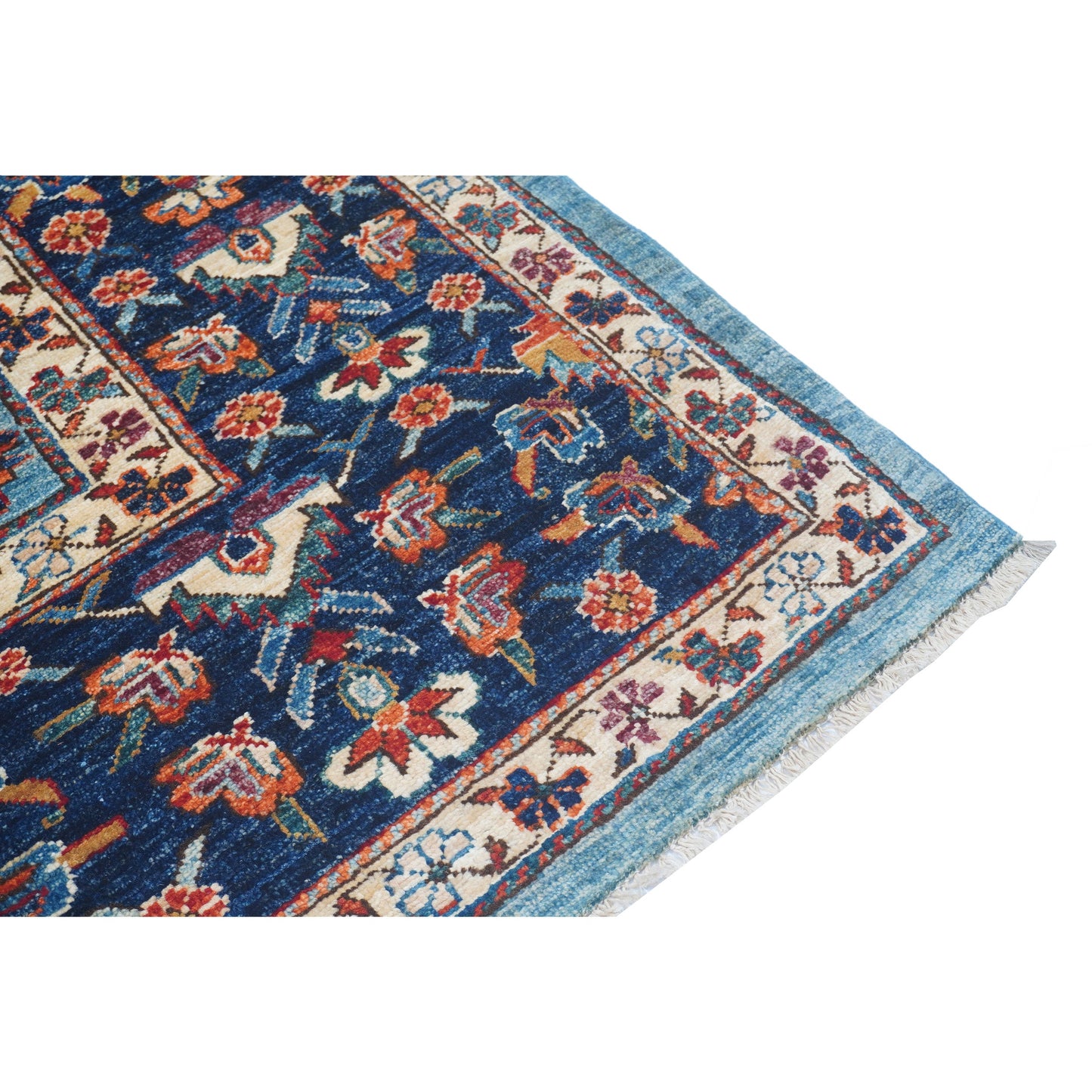 ARYANA ARYAN LIGHT BLUE / NAVY 8'1" X 8'3"