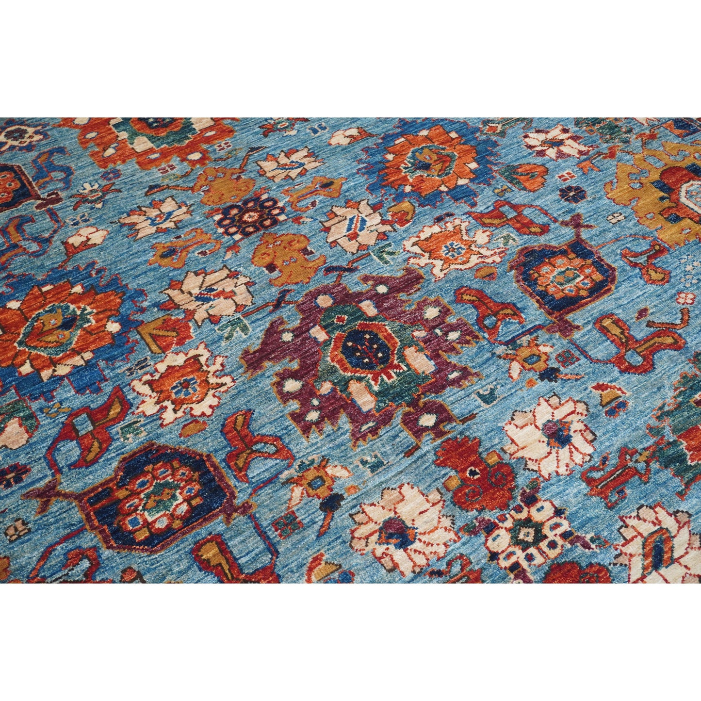 ARYANA ARYAN LIGHT BLUE / NAVY 8'1" X 8'3"
