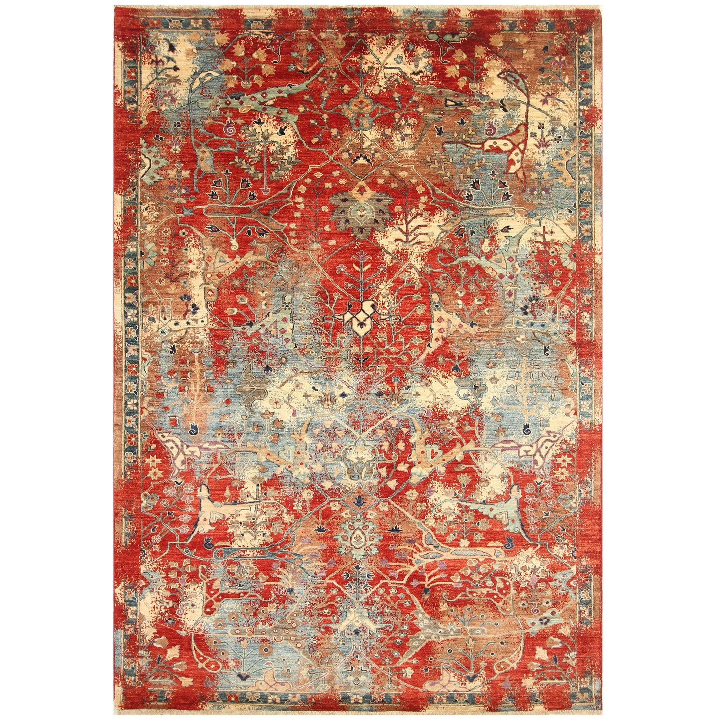 ARYANA PERAB RED / MULTI 6'1" X 8'8"