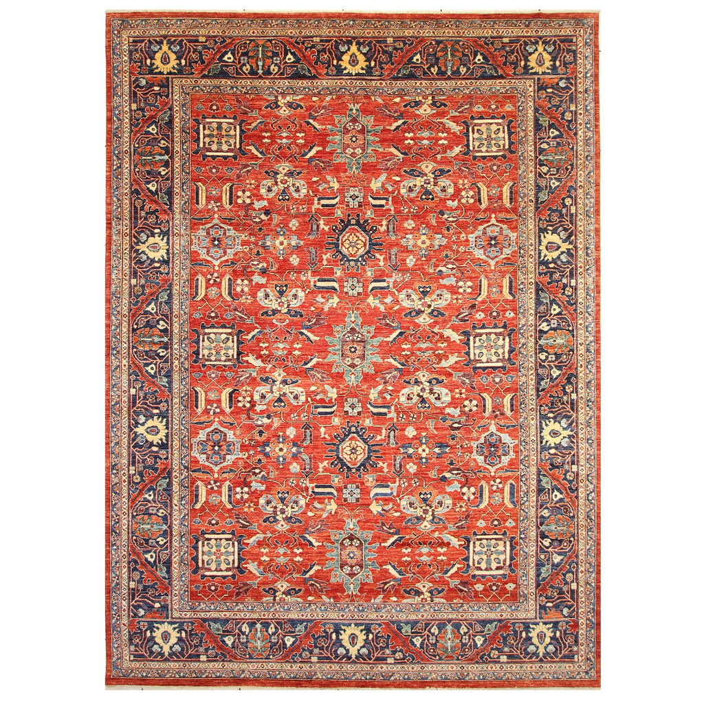 ARYANA ARYAN RED / NAVY 10' X 13'7"