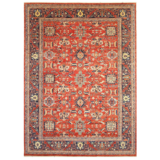ARYANA ARYAN RED / NAVY 10' X 13'7"