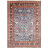 ARYANA ARYAN LIGHT BLUE / NAVY 9' X 12'6"