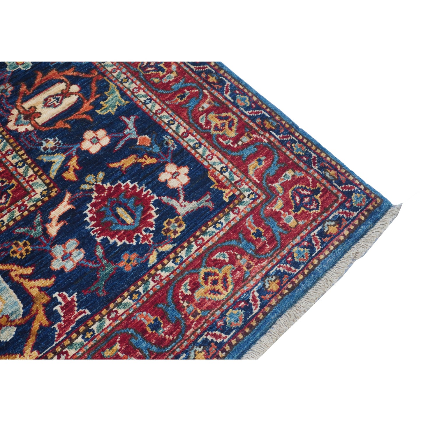 ARYANA ARYAN LIGHT BLUE / NAVY 9' X 12'6"