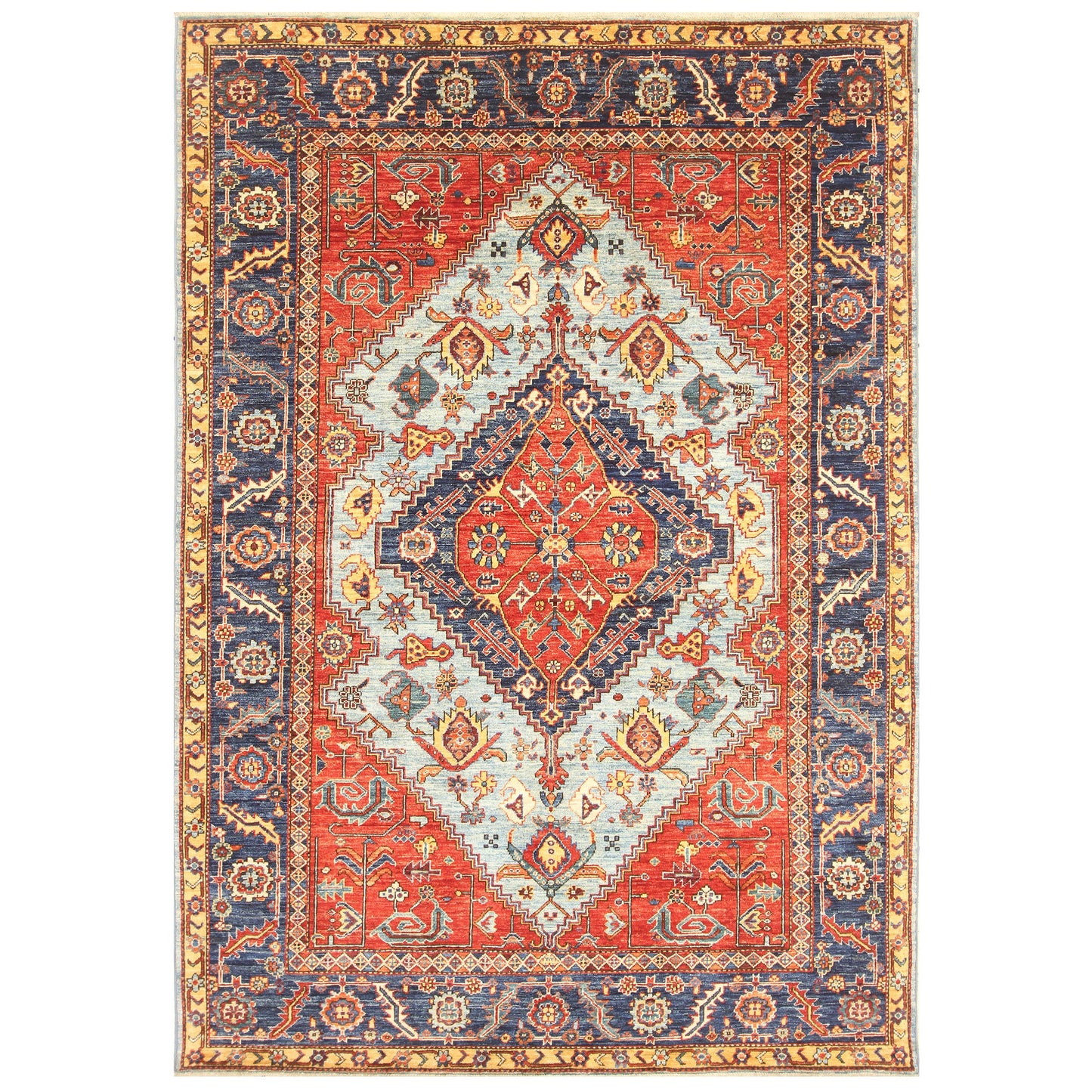 ARYANA BAKSH RED / BLUE 5'10" X 8'5"