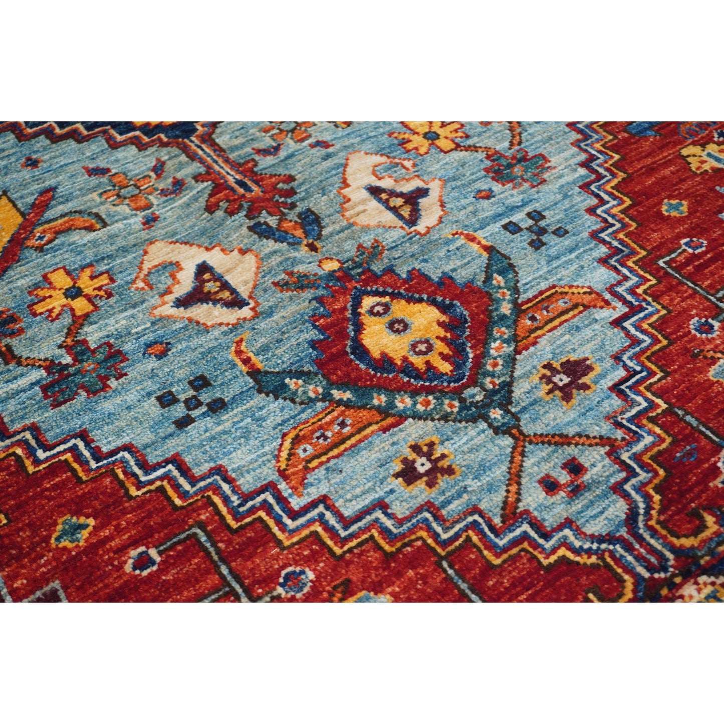 ARYANA BAKSH RED / BLUE 5'10" X 8'5"