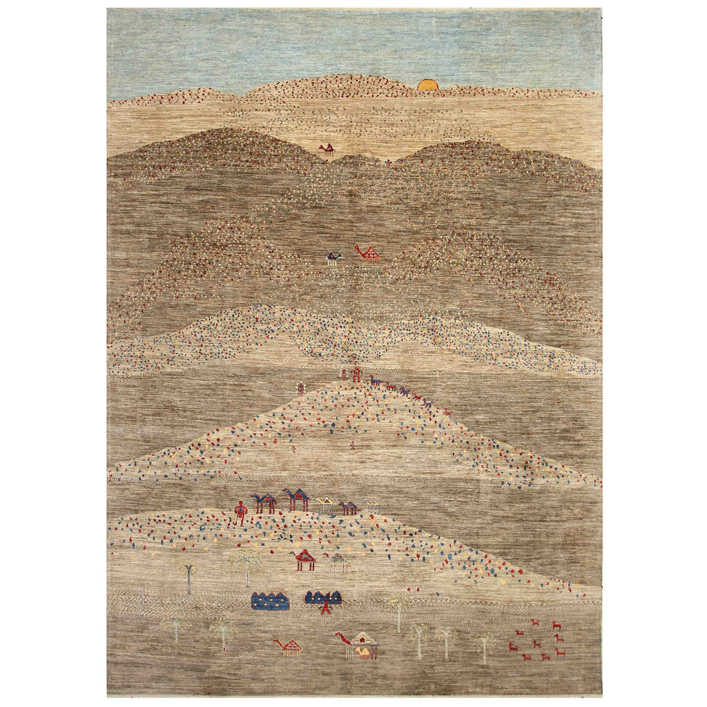 ARYANA GABEH CAMEL / MULTI 8'8" X 12'