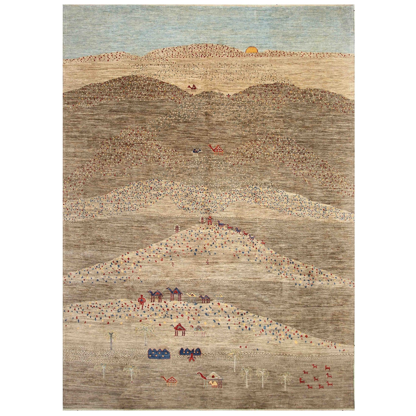 ARYANA GABEH CAMEL / MULTI 8'8" X 12'