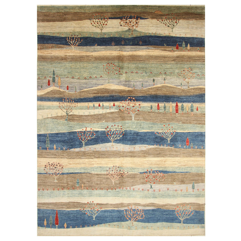 ARYANA GABEH BEIGE / MULTI  9'8" X 13'2"