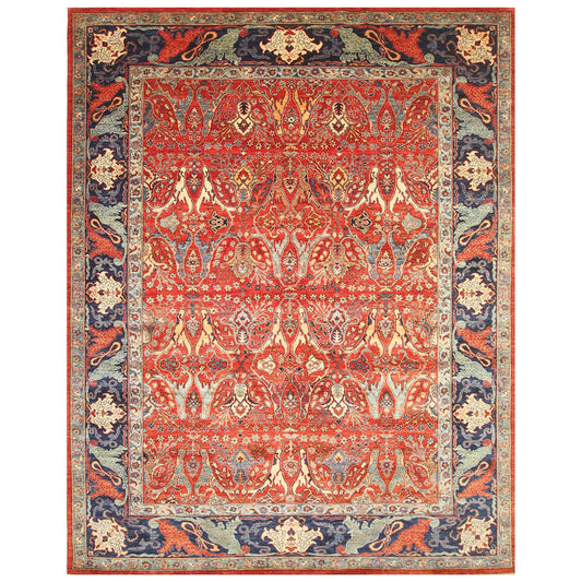 ARYANA BIJAR RED / NAVY 8'11" X 11'9"