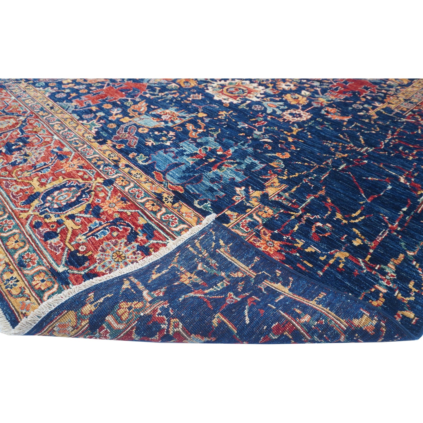 ARYANA PERAB NAVY / RED 9' X 11'9"