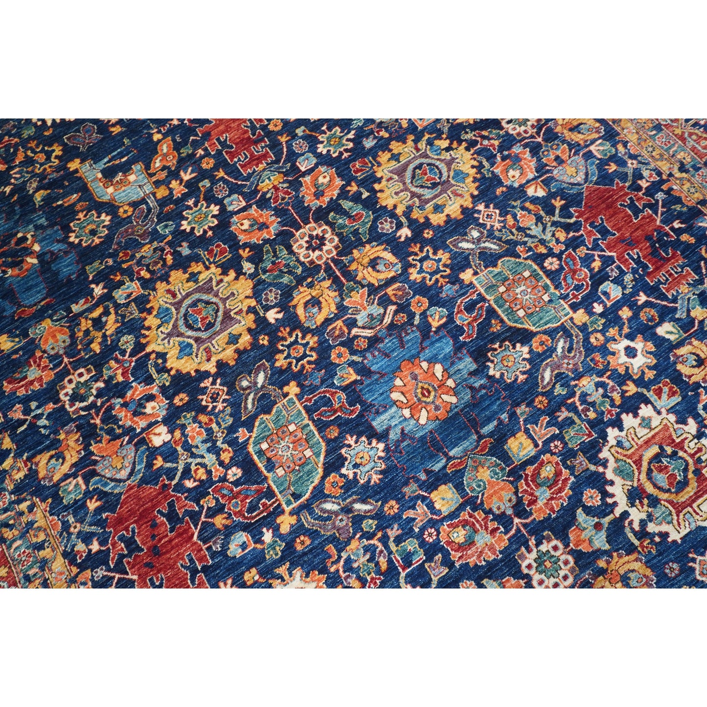 ARYANA PERAB NAVY / RED 9' X 11'9"