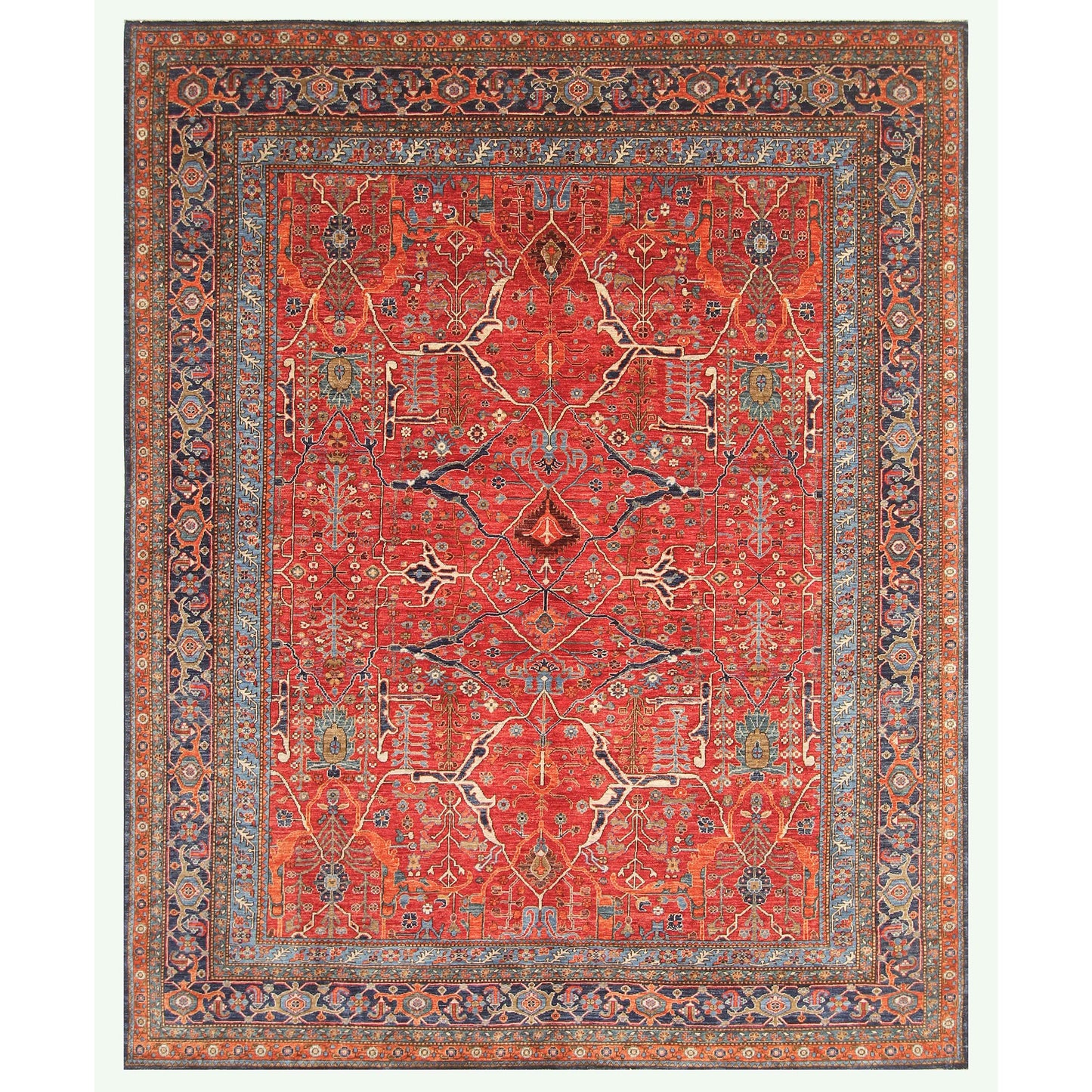 ARYANA ARYAN RED / NAVY 7'10" X 9'11"