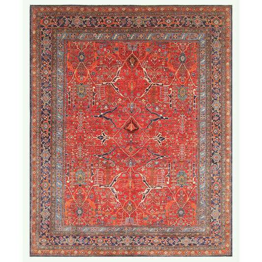 ARYANA ARYAN RED / NAVY 7'10" X 9'11"