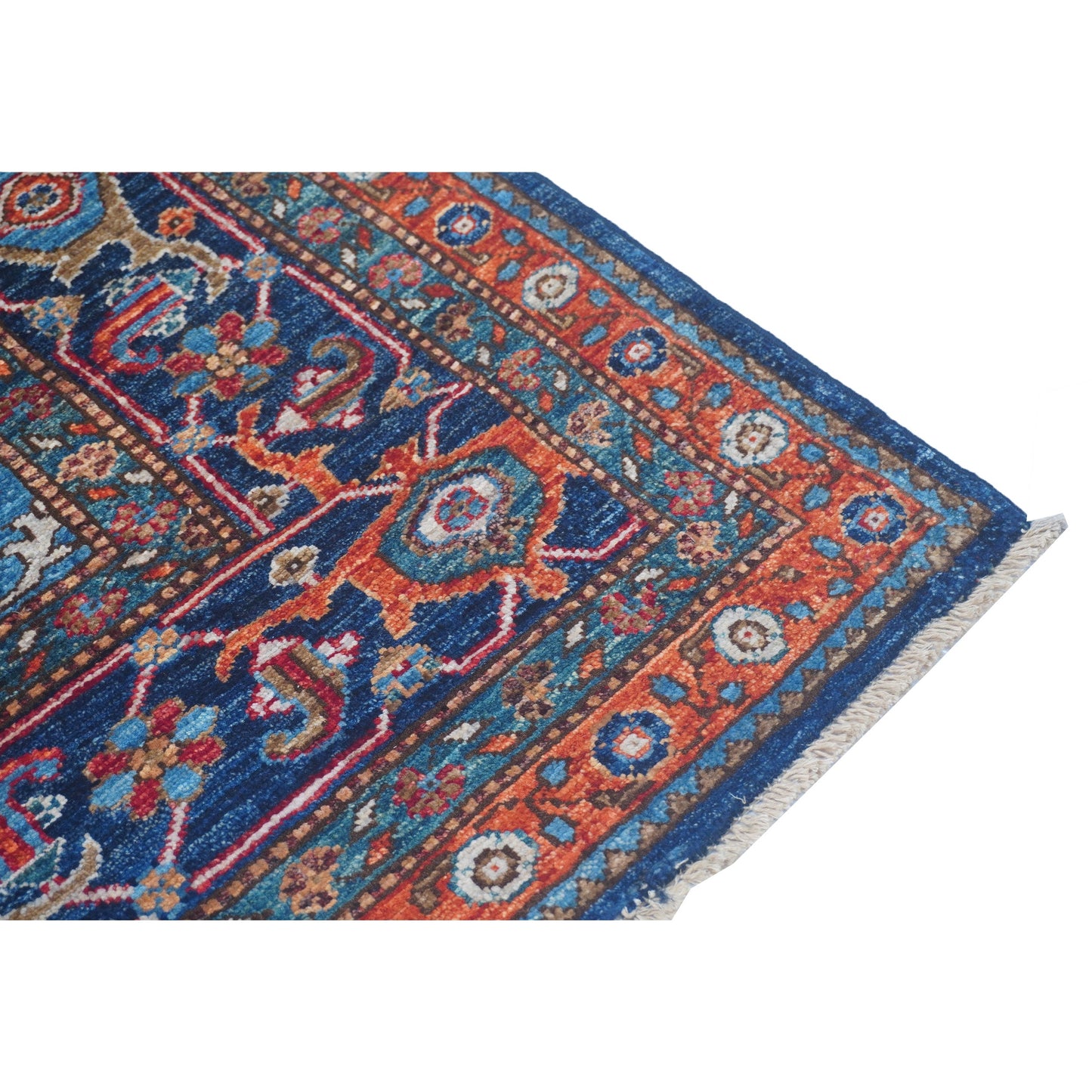 ARYANA ARYAN RED / NAVY 7'10" X 9'11"